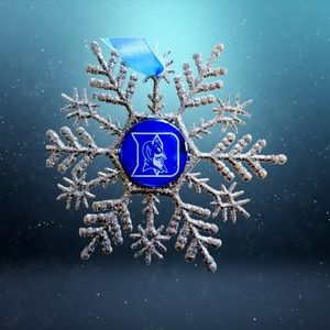 Duke BLUE DEVILS Handmade Snowflake *NEW*
